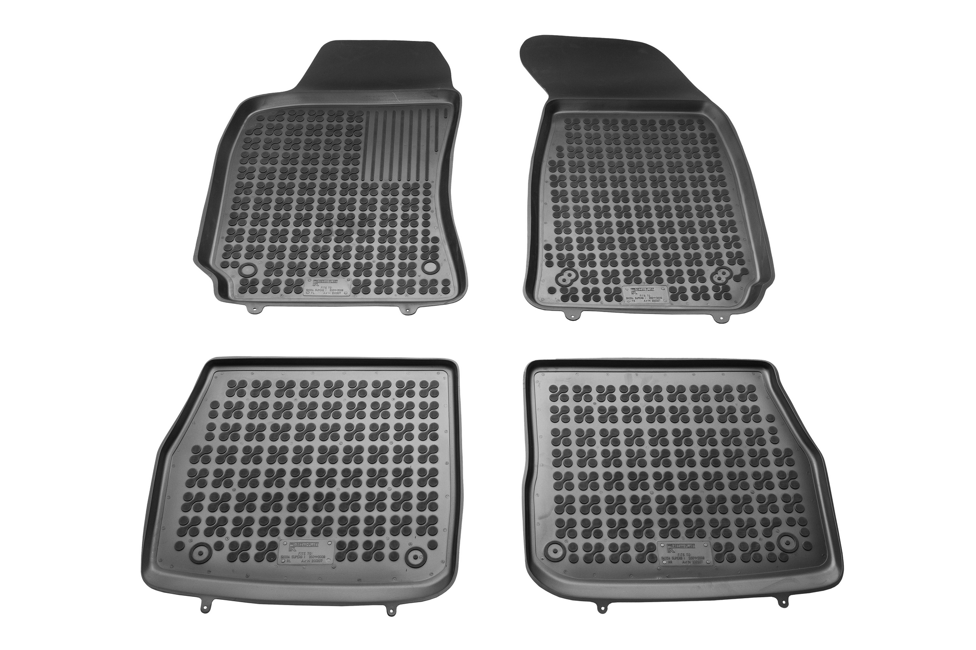 Alfombrillas goma Skoda Superb '01-'08
