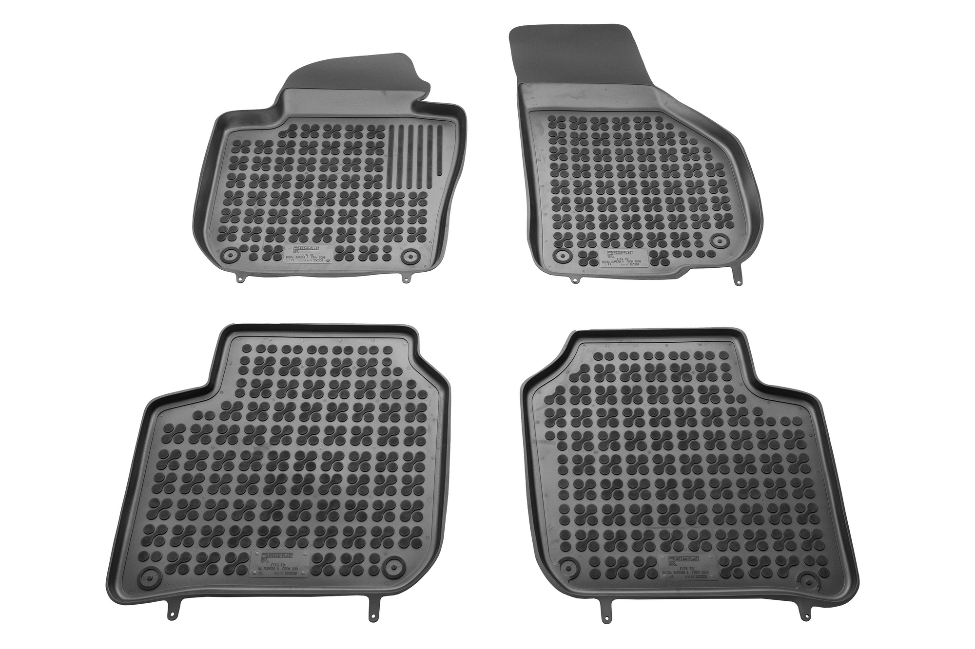 Alfombrillas goma Skoda Superb '08-'15