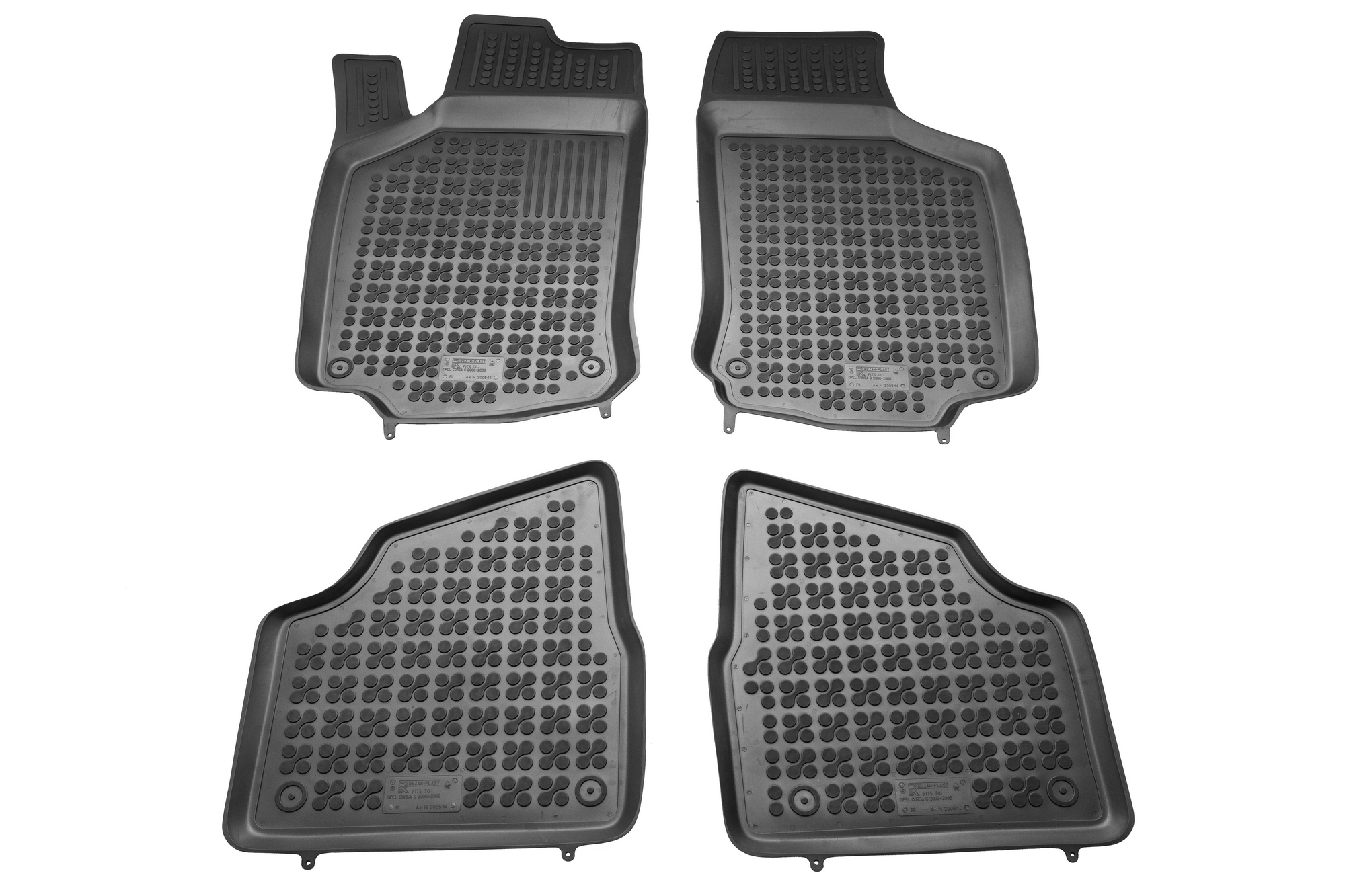 Alfombrillas goma Opel Corsa C '00-'06