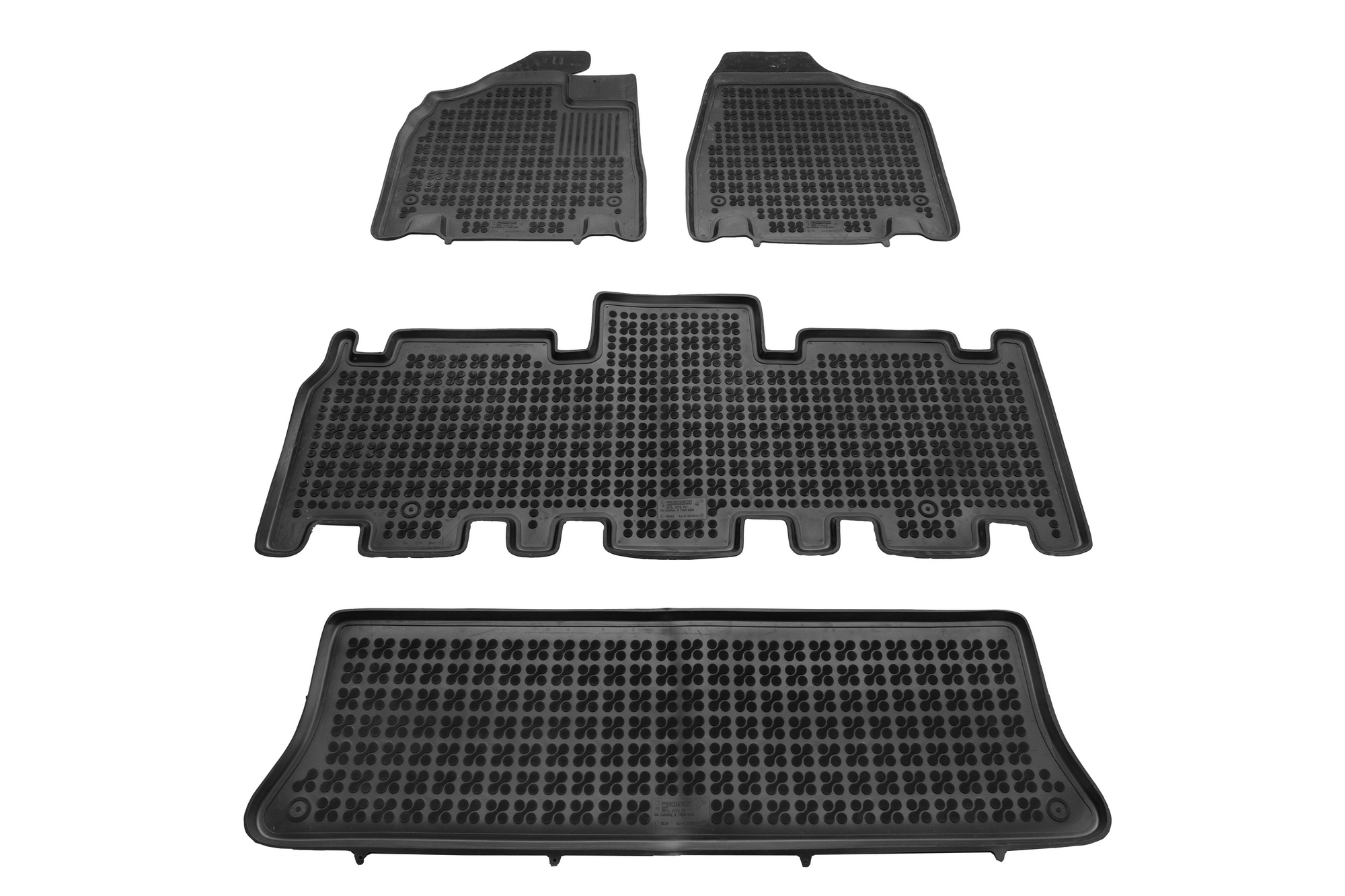 Alfombrillas goma Kia Carnival '05> 7-zits