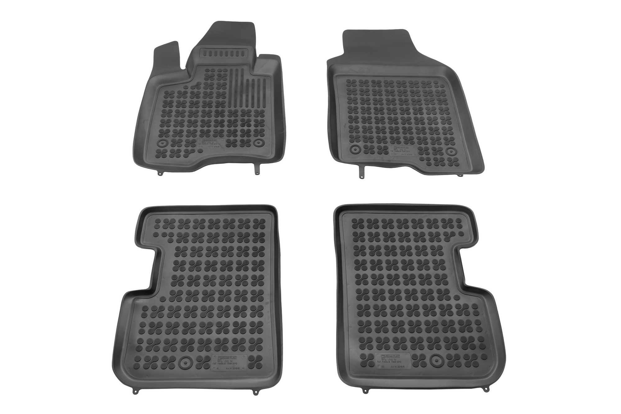 Alfombrillas goma Fiat Panda '12>